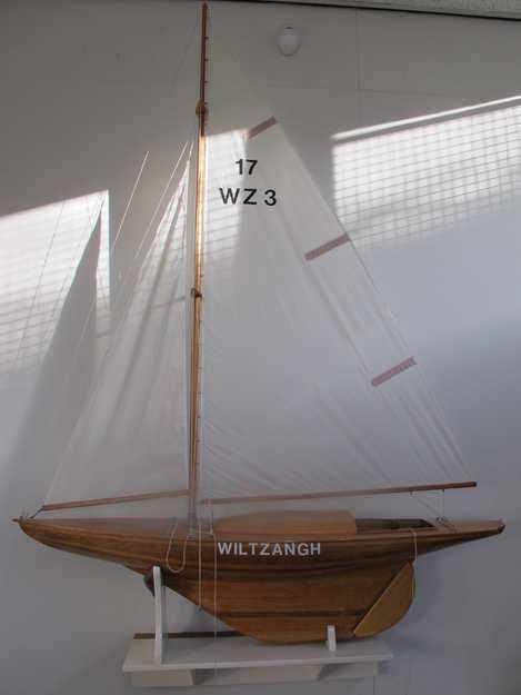 Houten modelboot Speeltuinvereniging Wiltzangh 