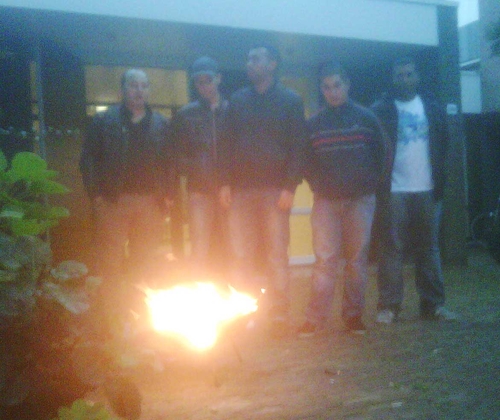  Jongeren van Ara Cora bij het Apostolische Genootschap Het vuur van de vrede bij het Apostolische Genootschap 