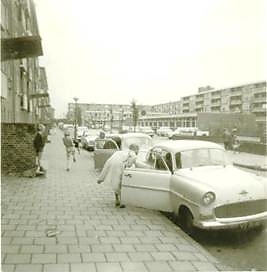 Mijn tweede auto, een Opel Olympia, overgenomen van de heer Oostra Foto: collectie Bart Plenter 