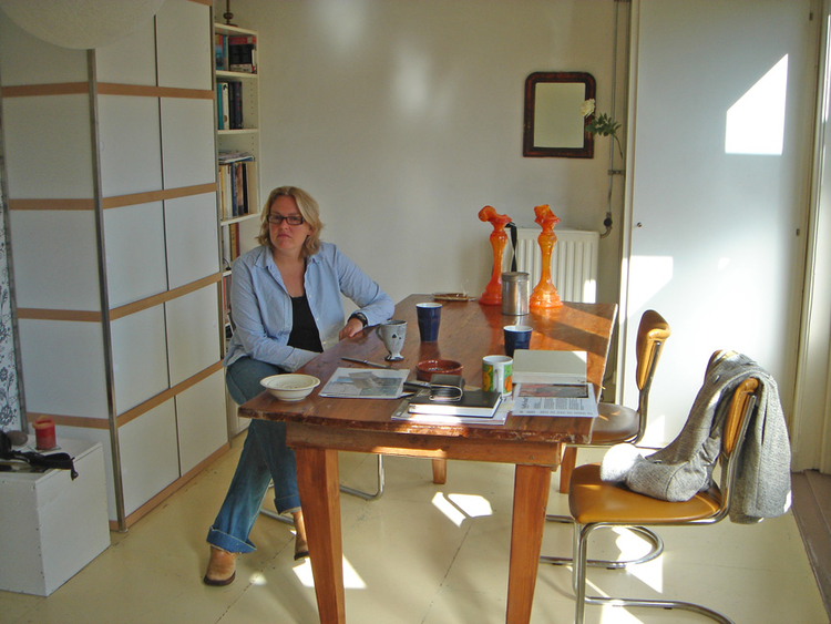 Bij Mascha Haring thuis wie, wat, wanneer, waar Foto: Yvette van der Does, 2007 