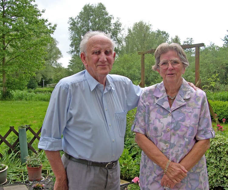 Gerrit en Rie van den Boogaard Foto: Shirley Brandeis, mei 2009 