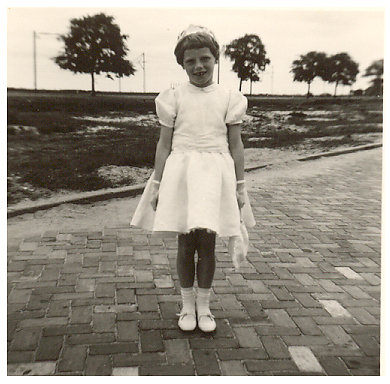 Marie-Anja, 10 jaar eerder Foto: collectie Marie-Anja Seitz-Warmerdam 