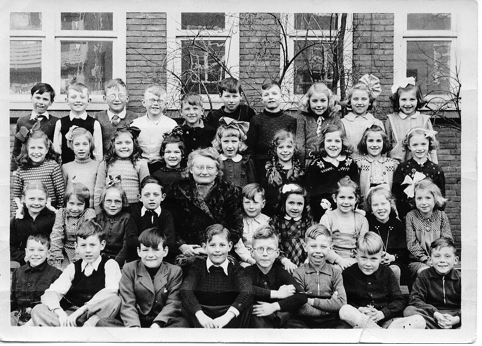 Derde klas Schinkelschool 1949, Bennebroekstraat  