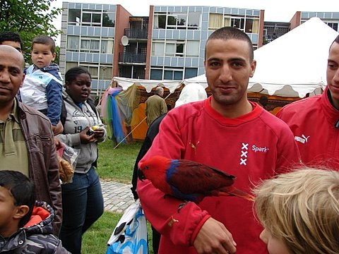 Rood bij rood Foto: Annick van Ommeren-Marquer, 25 mei 200 