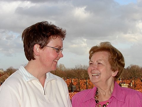 Marin Hemelrijk en mevrouw Van Ark 2007, foto: Annick van Ommeren-Marquer 