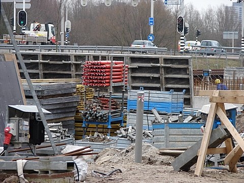 Betonconstructies Foto: Annick van Ommeren-Marquer, februari 2009 