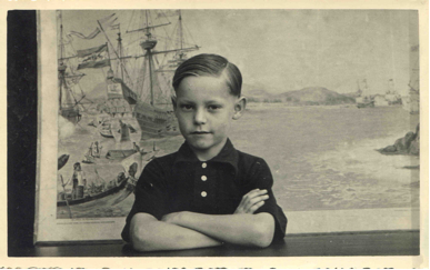 Hier was ik tussen 8 en 10 jaar oud. Foto: collectie Jan Wiebenga, circa 1950-1952. 