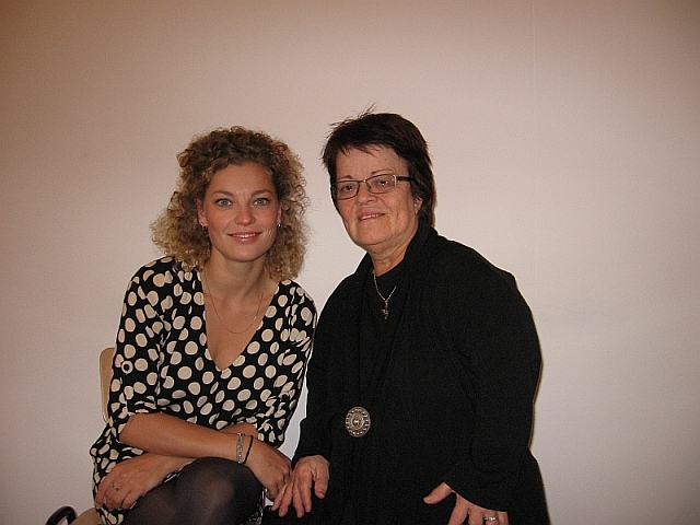 Sophie Cornet (l.) en Madelon Bron: foto José Stolp, 2014 