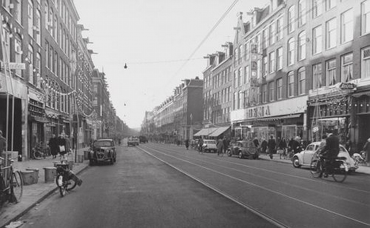 Kinkerstraat, jaren '50 '60 Bron: beeldbank, stadsarchief Amsterdam 