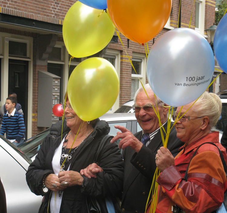 (Oud) buurtbewoners - Foto: Jan Wiebenga, 2 oktober 2009 