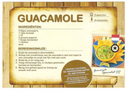 Recept Guacamole ￼Foto: Jan Wiebenga, 2 oktober 2011 