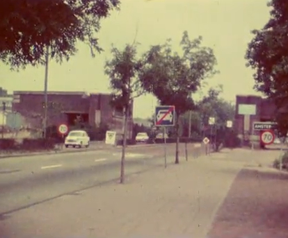 De oude Haagseweg Foto: fragment van het filmpje van Martin Scheffer 