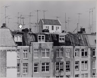 Spaarndammerstraat 47-51 van de achterkant gezien Foto: Beeldbank van het Stadsarchief van Amsterdam 