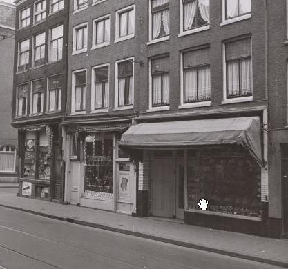 De panden vroeger Foto: Beeldbank van het Stadsarchief van Amsterdam 