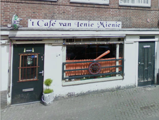 Nu 't Café van Ienie Mienie Foto: Google Streetview 