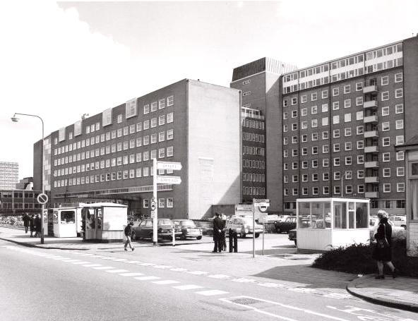 VU-ziekenhuis 1975 Foto: Beeldbank van het Stadsarchief van de gemeente Amsterdam 