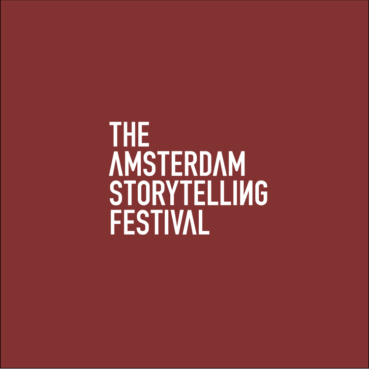 Logo The Amsterdam Storytelling Festival. Bron: The Amsterdam Storytelling Festival, 2018. 