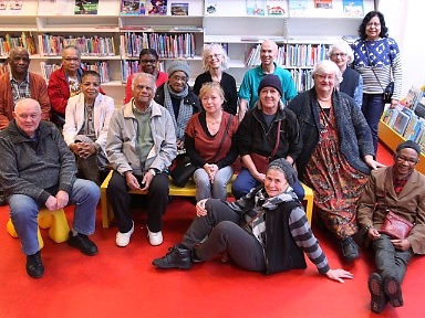 De groep senioren. Bron: Openbare Bibliotheek Amsterdam, 2018. 
