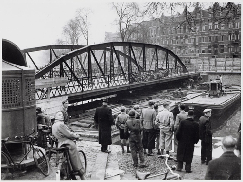 Gereedmaken uitvaren brug, ca. 1949  